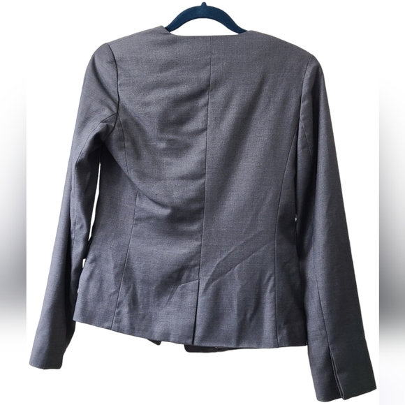 GAP Women's Blazer Grey Size 2 - Picture 3 of 4